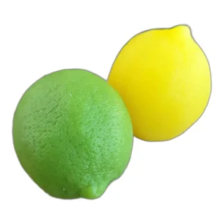 Cytryna / Limonka Silikonowa forma do mydła, świec, gipsu, jesmonite 1 szt. — zdjęcie 1