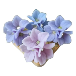 Hortensja Hydrangea Silikonowa forma do mydła, świec, gipsu, jesmonite, — zdjęcie 1