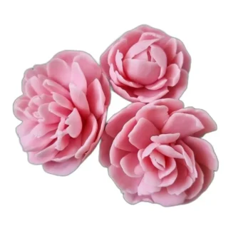 Kwiat Piwonie ZESTAW Silikonowa forma do mydła, świec, gipsu, jesmonite 3 szt. — zdjęcie 1