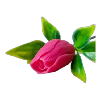 Kwiat tulipana (M) Forma Silikonowa do mydła, świec, gipsu, jesmonite, — zdjęcie 1