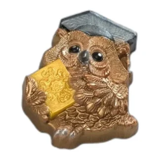 Mądra Sowa Silikonowa forma do mydła, świec, gipsu, 1 szt. — zdjęcie 1