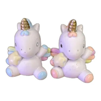 Małe jednorożce Silikonowa forma do mydła, świec, gipsu, jesmonite 2 szt. — zdjęcie 1