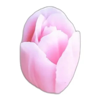 Maly Tulipan kwiat (L) Silikonowa forma do mydła, świec, gipsu, jesmonite — zdjęcie 1