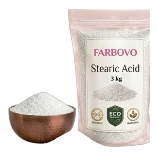 Perłowy Wosk Na Świece Sypane Naturalny Roślinny Stearyna w Granulach 3 kg — zdjęcie 1