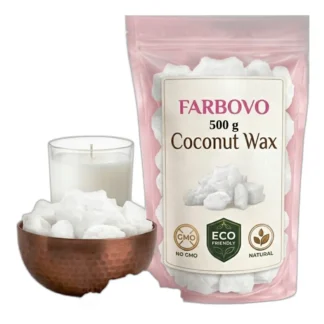 Wosk kokosowy do świec do masażu Coco Wax Świece podlewane DIY 500g — zdjęcie 1